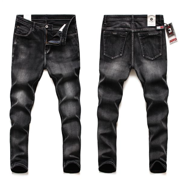

2020 brand jeans cotton-blend slight stretch washed leisure jean pants plus size 40 42 44 46, Blue
