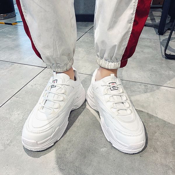 

2020 sports shoes sneaker mens fashion vintage old grandpa trainers black red white designer mens womens casual shoes 39-44