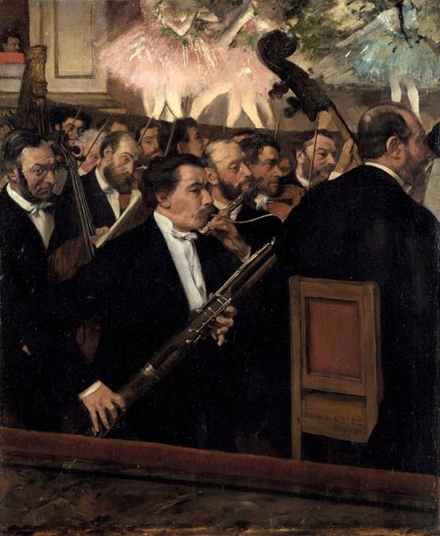 

Edgar Degas The Orchestra at the Opera Home Decor Handpainted & HD Print Oil Painting On Canvas Wall Art Canvas Pictures 191113