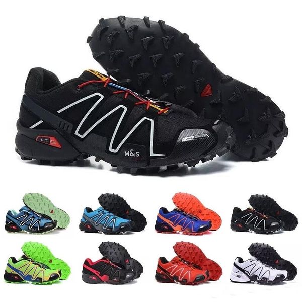 2021 SpeedCross 3 CS Erkek Açık Ayakkabı speed cross 3s III Siyah Yeşil Eğitmenler Erkekler Spor Sneakers Scarpe Athletic zapatos 40-46