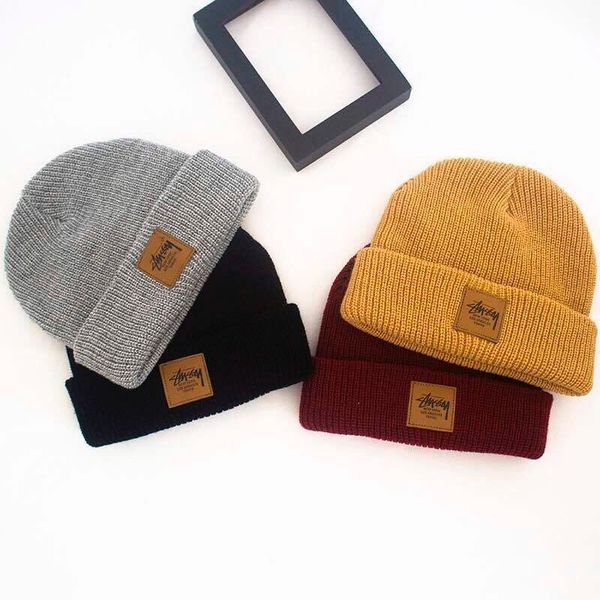 

new beanies for men women luxury beanie knitted skateboard gorro skull cap colour with striped hats, Blue;gray