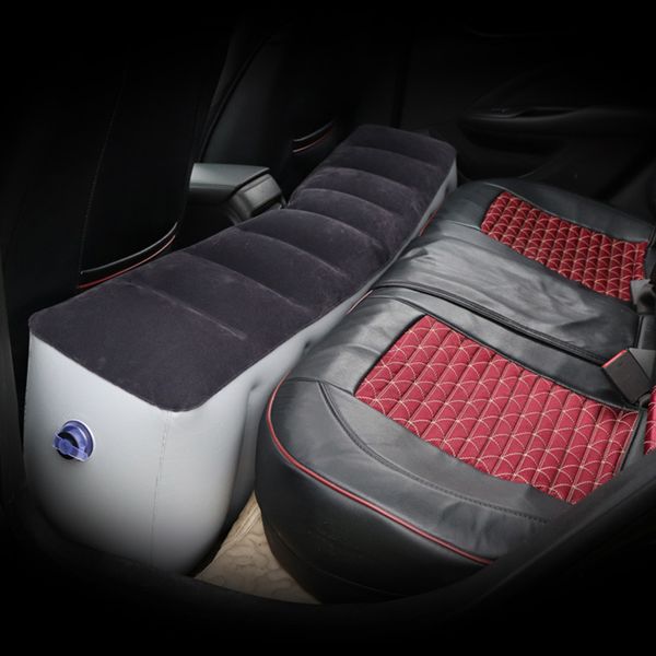 

2019 new inflatable car travel bed mattress for auto seat accessories back seat gap pad air bed cushion outdoor with air pump