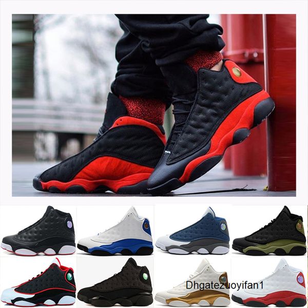 

mens basketball shoes 13 bred black true red history of flight dmp discount sports shoe women sneakers 13s black cat size 8-13