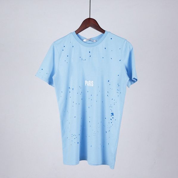 

дизайнер летние футболки дизайнерская рубашка мужские и женские с коротким рукавом отверстие рубашка c0py письмо печатных круглый вырез топы, White;black