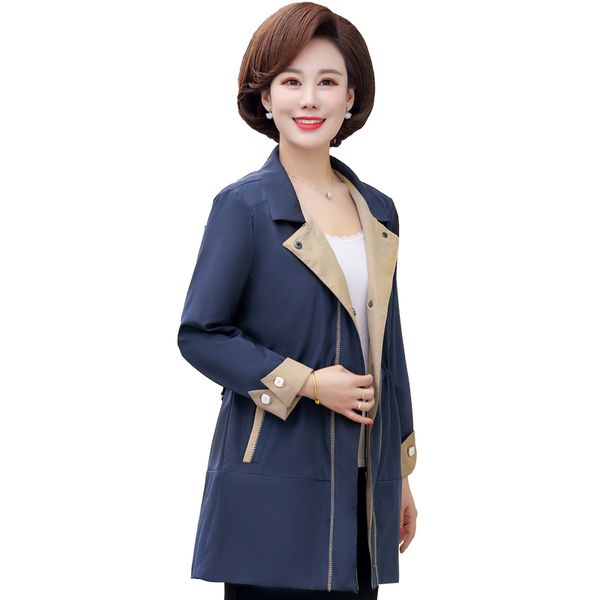 

spring women short jacket 2019 new fashion windbreaker middle-aged hooded zipper pocket short outerwear female plus size 4xl, Black;brown