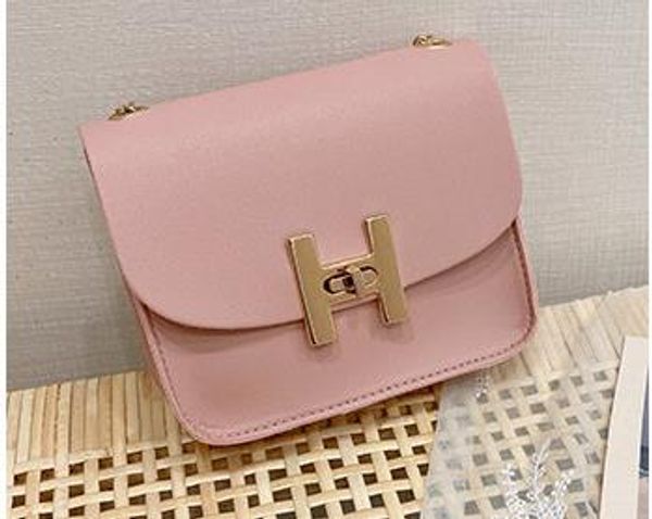 

fashion 2020 new designer women's bag casual shoulder messenger small square bag chain lock handbag