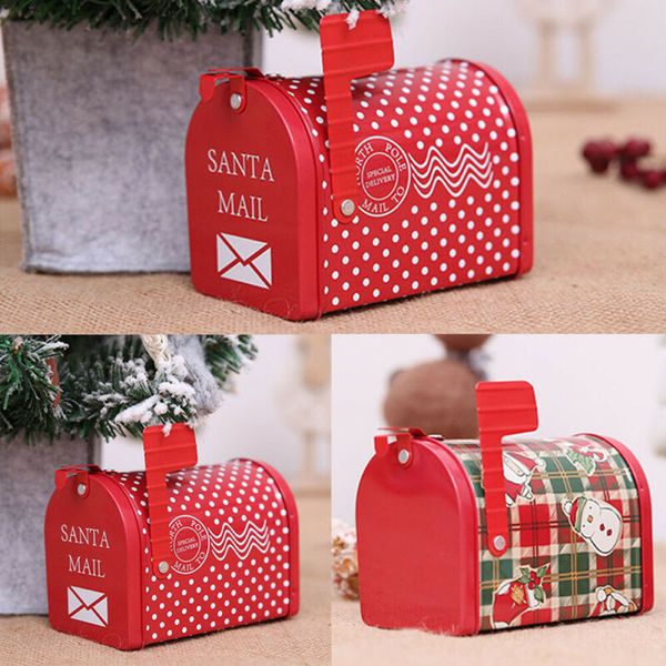 

christmas stealing santa claus mail box piggy bank kids gift party home decor