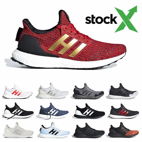 

With Stock X Game of Thrones Ultra 4.0 Targaryen Dragons Lannister Stark White Walkers Running Shoes Mens Women 4s PK Trainers Sneakers