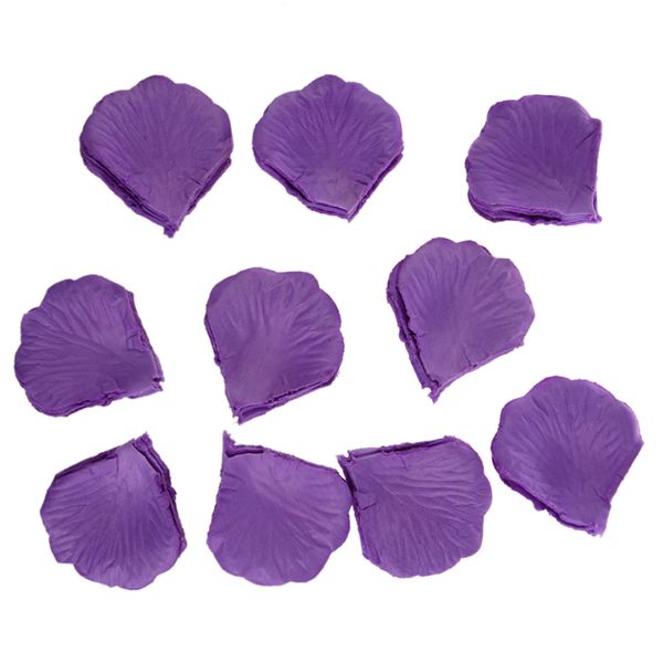 

1000pcs purple silk rose petals malva for wedding party decoration confetti