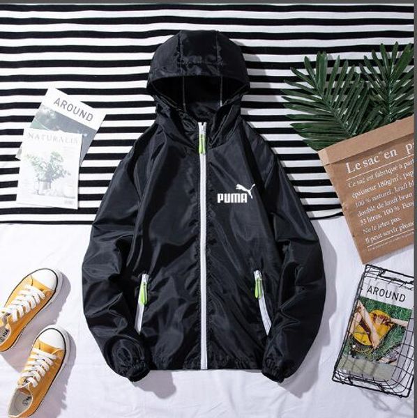 

d18 2020 men women jacket coat sunscreen clothes casual mens clothing jackets hooded white windbreaker streetwear s-7xl ing