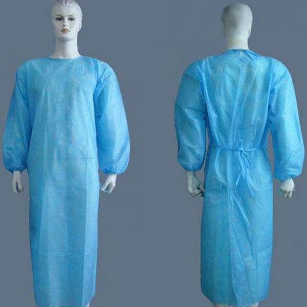 

PP Нетканые ткани LJJK2082 Защита платье Одноразовая защитная одежда пылезащитный Комбинезон Для женщин Для мужчин противотуманным Защитные безопасности