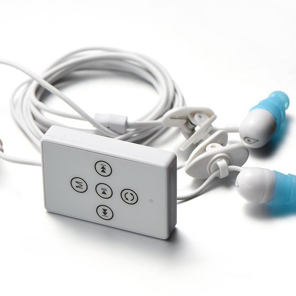 

cjx 278 ipx8 waterproof mp3 player 8gb mini sports music player swimming running riding with headphone fm radio back clip new
