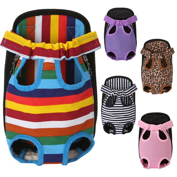 

11 colors backpack carrier for cat summer hiking breathable pet dog bags for small large medium dogs cat front shoulder carrier