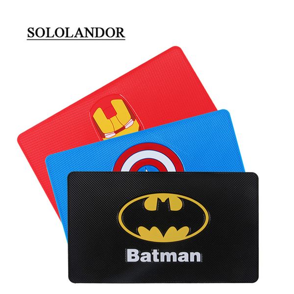 

car ornament pvc anti-slip mat cartoon interior dashboard non slip mat for phone coin sunglass holder accessories