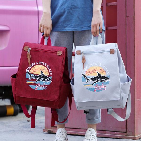 

2019 outdoors packs backpack fashion knapsack computer package big canvas handbag travel bag sport&outdoor packs lapbag schoolbag q505