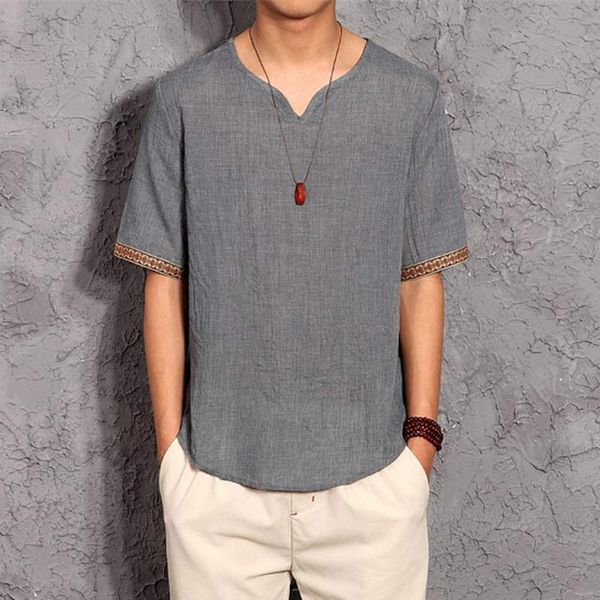 

fashion new summer recreational short sleeve shirt v-neck basic recreational shirt slim men's -5xl in 2019, White;black