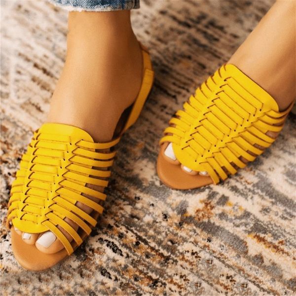 

wenyujhwomens fashion flats shoes female breathable sandals casual roman style summer sandals open toe solid color shoes, Black