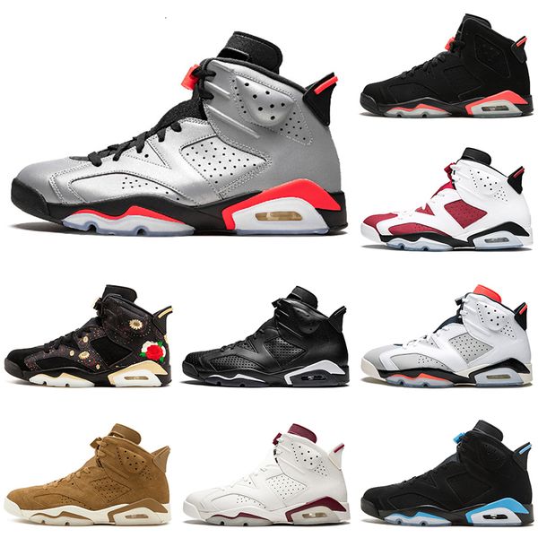 

2019 оптовая 3m reflective 6 6s мужчины баскетбол обувь черный белый инфракрасный cat тинкер unc cny oreo дизайнерские спортивные кроссовки