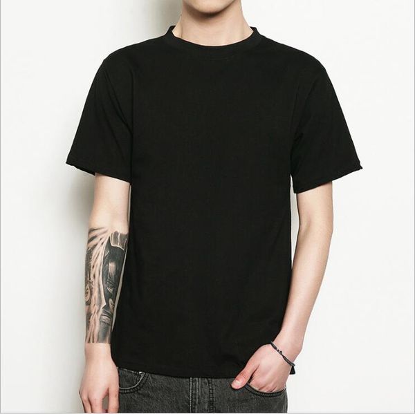

2020 new ft3721 fashionable men's summer t shirts printing tees shirt o neck short sleeve daily casual t shirt cotton casual blouse, White;black
