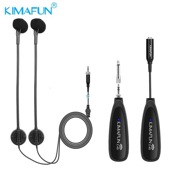 

km-710 2.4g wireless microphone kimafun designed for accordion professional musical instrument condenser high fidelity voice mic