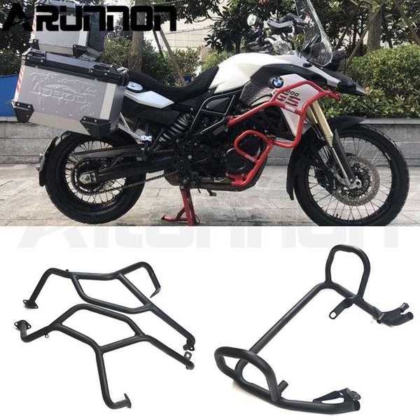 

for f800gs f700gs f650gs 2008-2017 new steel oil tank engine guards highway crash bars upper + lower frame protector