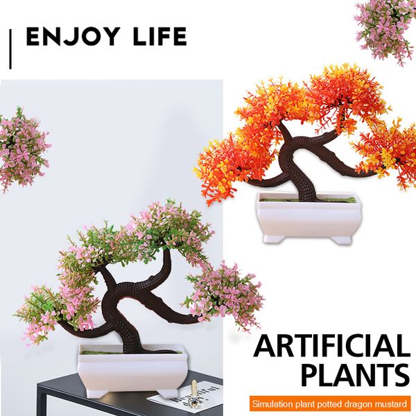 

simulated potted plants dragon beard tree wedding simulation flower artificial plant plastic ornament garden home decor diy