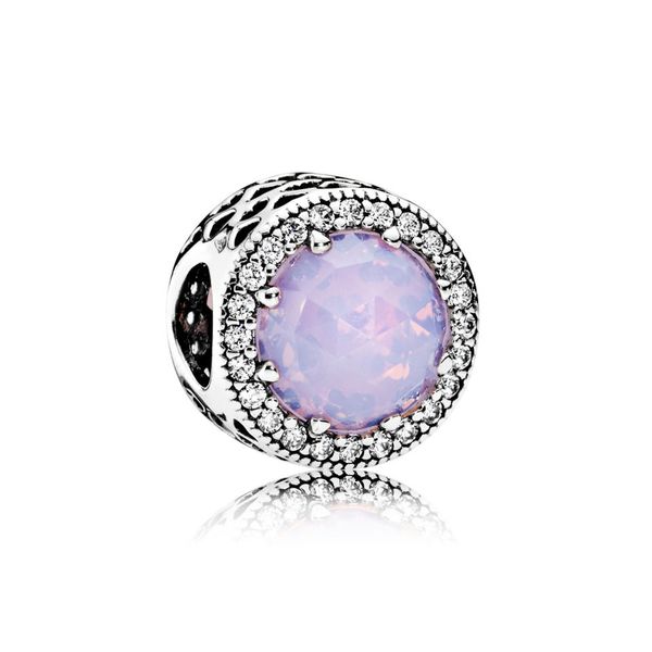 

новый 100% стерлингового серебра 925 1: 1 аутентичные 791725nop opalescent розовый сердце излучения браслет браслет оригинальные женщины под, Black