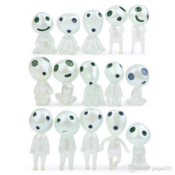 

new mini korean version creative kili cat dolls 15 styles luminous tree elf action figure garden micro landscape landscaping doll decoration