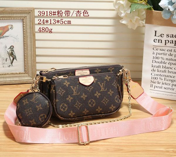 

166 louis vuitton designers bags women crossbody bag genuine leather luxury handbags purses designers lady tote bags coin purse, Golden;silver
