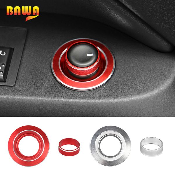 

bawa rear view mirror adjustment decoration trim stickers for dodge challenger 2009-2014 car interior mouldings parts
