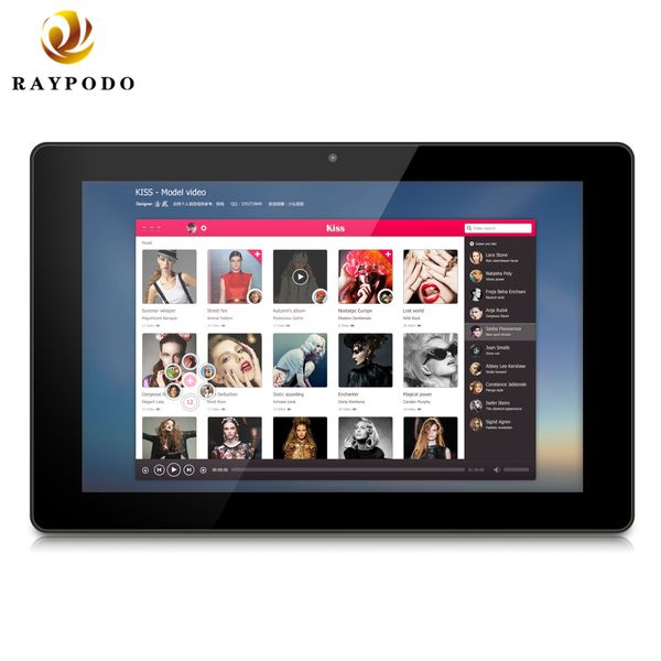

raypodo 10 inch android poe wall mount adversting displayer