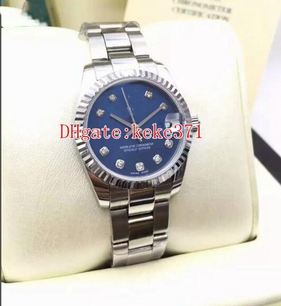 

fashion ladies watch pearlmaster datejust 126334 31mm 36mm diamond stainless steel mechanical automatic ladies women's watches, Slivery;brown