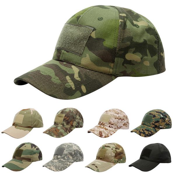 

17 pattern for choice snapback camouflage tactical hat patch army tactical baseball cap camo hat, Black;white