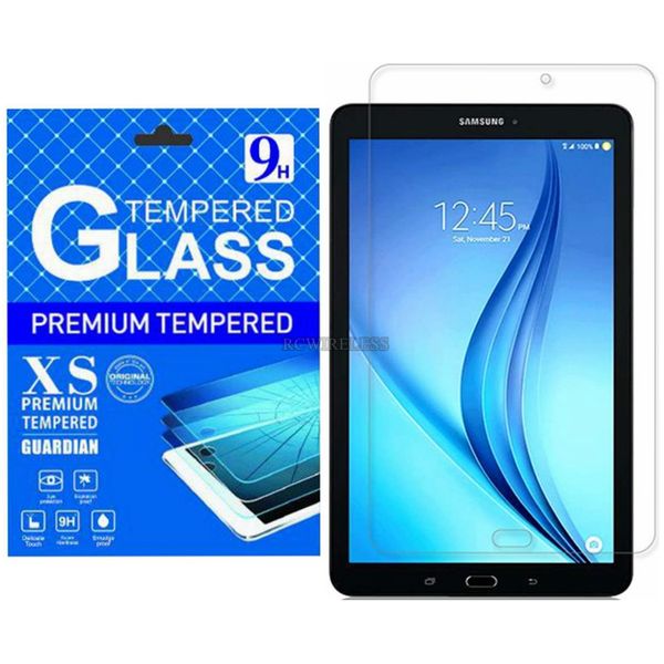 9H Härte, Premium-Qualität, klare Front-Displayschutzfolie, schützendes gehärtetes Glas für Samsung Galaxy Tab E 8,0 Zoll T375 T377 T377W 9,6 T560 T561