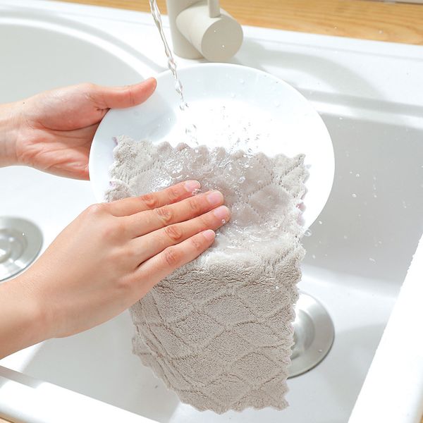 

1шт супер абсорбент microfiber кухня блюдо ткань высокоэффективный посуда бытовая для очистки полотенце кухонные инструменты гаджеты