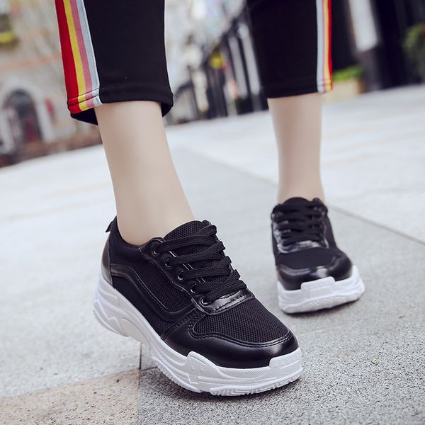 

мастер обувь ins супер огонь спортивная обувь дети 2018 весна новый стиль harajuku ulzzang универсальный дышащий папа, Black