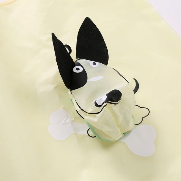 

cartoon dog foldable folding shopping recycle carrier tote reusable eco bag x4yb