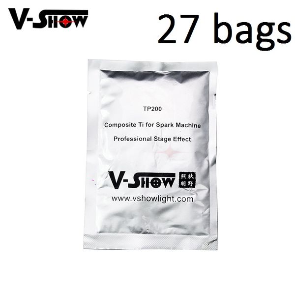 

27 bags ti powder for cold firework machine 200g/bag material for cold spark wedding fireworks machine,msds powder certification
