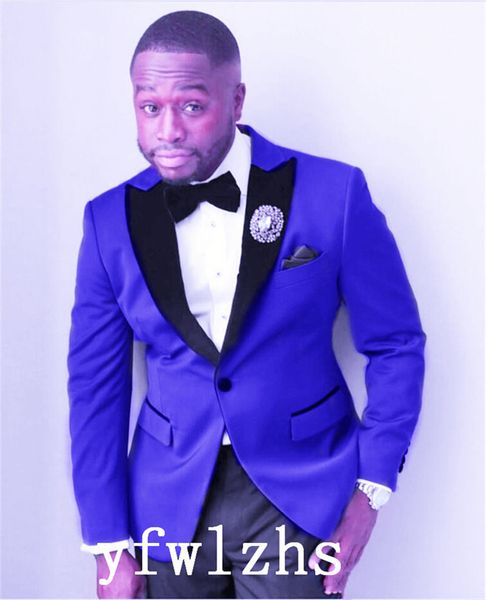 

красивый one button groomsmen пик нагрудного groom смокинги мужских свадебное платье люди куртка blazer пром dinner костюмы (куртка + штаны, Black;gray