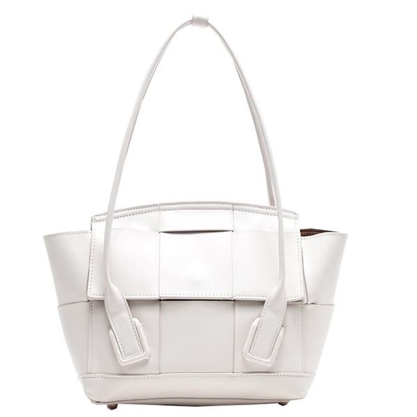 

designer handbag women new underarm bags shoulder bag simple and versatile casual woven handbag satchel pu fashion good match 4