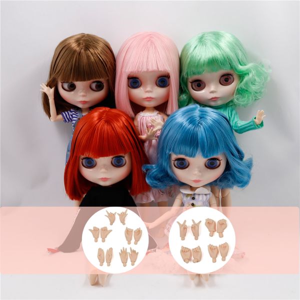 

blyth dbs icy 1/6 doll 30cm joint body short oil hair including hand set ab special offer t200428