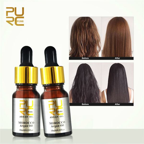 Purc 10ml Hair Care Moroccan Pure Argan Oil High Quality Hairs