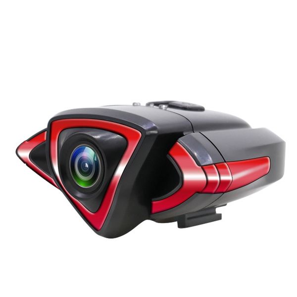 

motorcycle driving recorder dvr remote control bicycle turn signal warning light wifi mobile phone connection gps track-red car