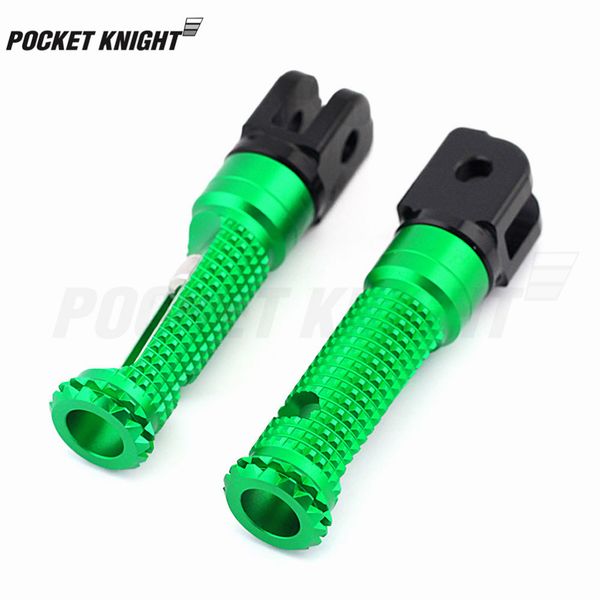 

for z1000 z800 z750r zx10r zx6r z400 ninja 400 front foot pegs footrest adapter motorcycle accessories rider foot rest