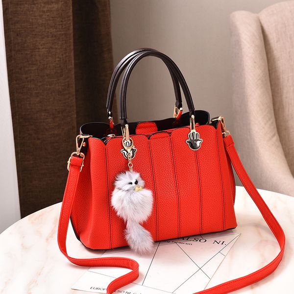 

2020 новая женская сумка мода сумка женская искусственная кожа messenger широкий плечевой ремень дочь сумочка