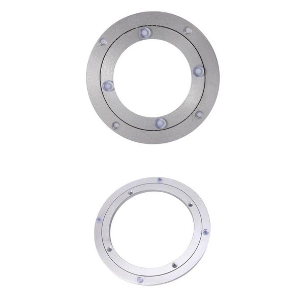 

aluminum tray rotating truntable bearing smooth swivel plate 8inch & 6inch