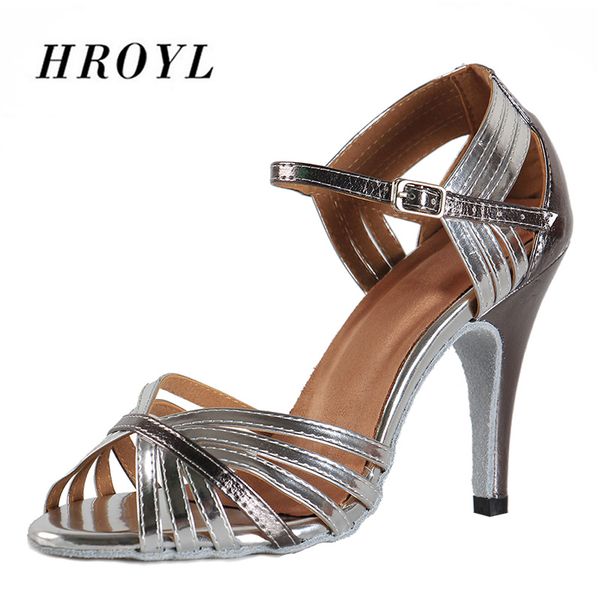 

hroyl women latin dance shoes ballroom tango dancing shoes for girls ladies salsa wholesales 10/7.5cm heeled