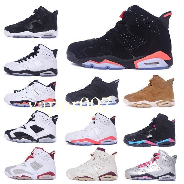

6 men basketball shoes cny black cat carmine pantone golden baskets suede gatorade 6s designer sports chaussures sneakers