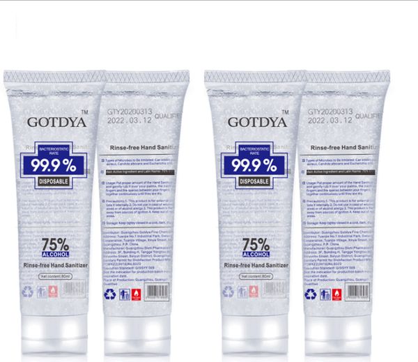 

80 мл дезинфицирующее средство для дезинфекции рук 75% этанол дезинфицирующее средство для рук стерилизованный 99,99% гель для дезинфекции р