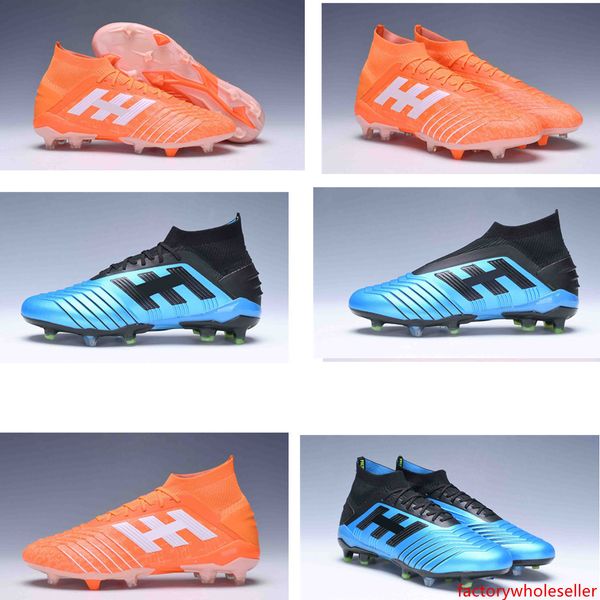 

2019 original whitepink predator 19 fg pp paul pogba mens football boots sky blue plating bottom 19.1 high ankle soccer cleats shoes